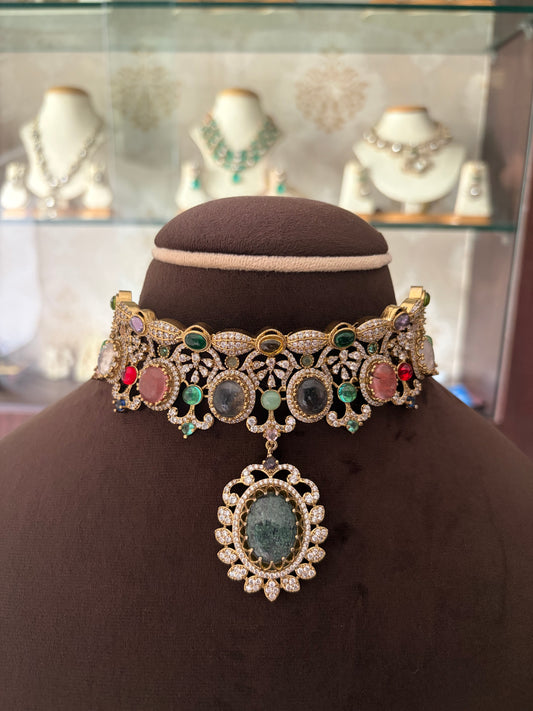MS(1365)Sabyasachi inspired necklace set