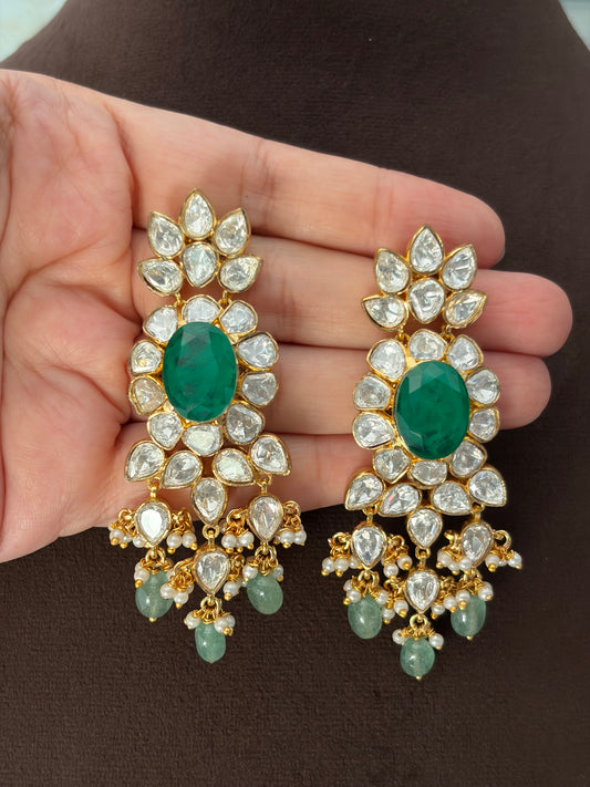 MF(487)Rishika moissanite earrings