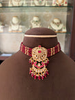 GT(738)Iravati Jadau choker set