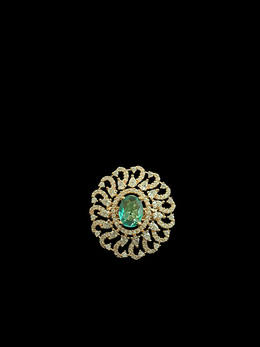CZ adjustable ring