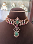 Christina moissanite necklace set