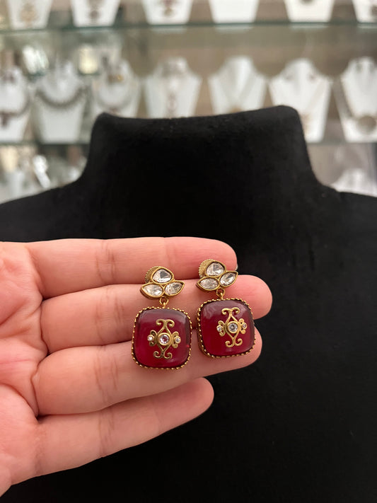 Polki necklace set