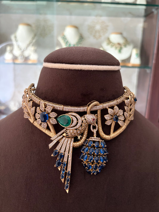 CH(1138)Athena designer necklace set