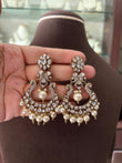 CD(502)Vanessa antique moissanite earrings