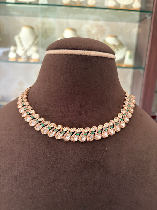 MS(828)Saanvi Polki necklace