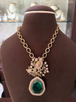 CH(950)Vanya antique bird necklace set