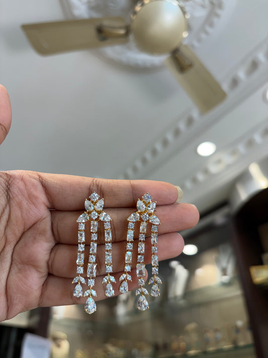 CZ waterfall necklace