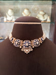 SL(910)Kausiki blue meenakari choker