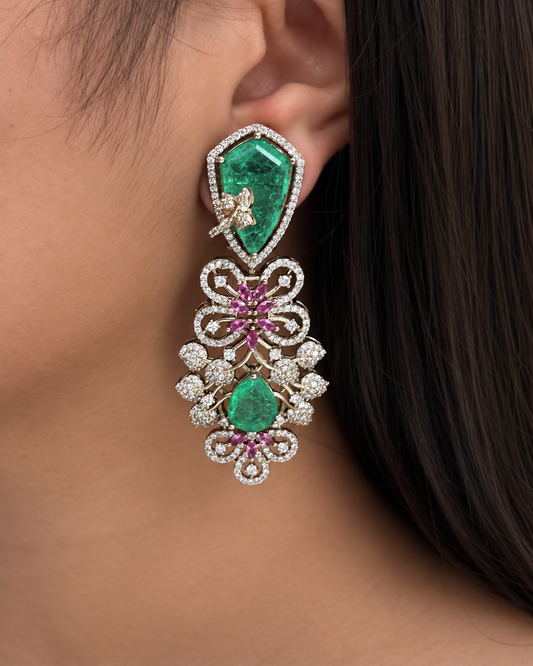 CH(367)Shanaya antique designer earrings