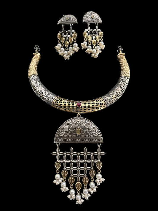 Oxidised Hasli set