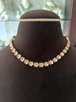 Av(392)single line Polki necklace
