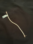 92.5 silver bracelet in rose gold polish