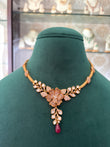 Designer flower necklace