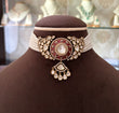 Nyra antique moissanite choker