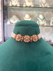 Victorian finish moissanite choker