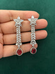 Cz star earrings