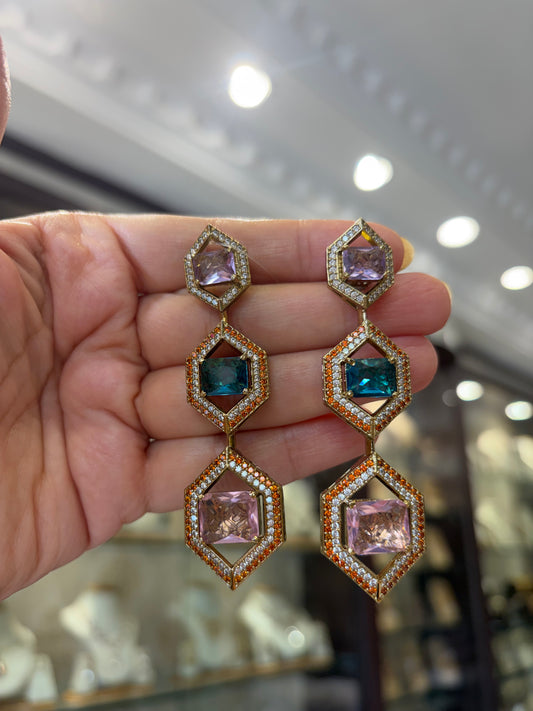 MS(267)Sabyasachi inspired long earrings