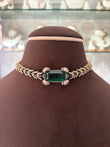 CH(741)Josephine antique doublet stone choker