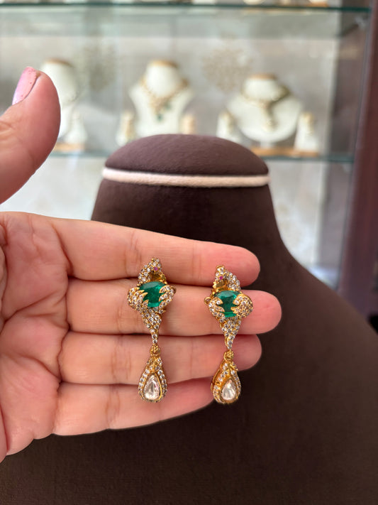 CD(877)Ahilya moissanite necklace set
