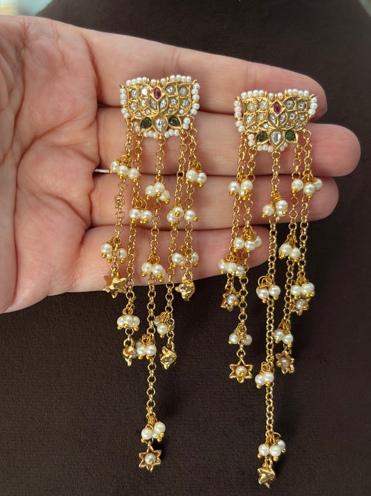 MS(260)Gauri Jadau Earrings