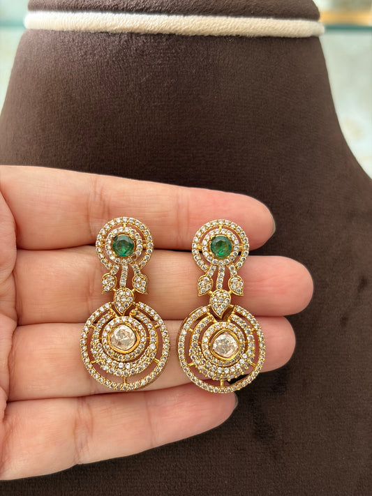 CD(1132)Carina moissanite necklace set