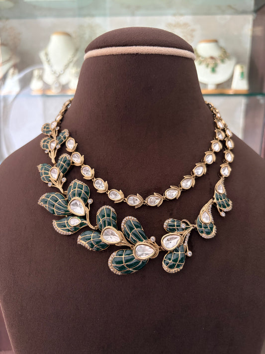 CH(1140)Sophia double layer necklace