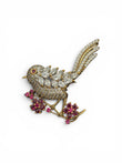 Sparrow brooch
