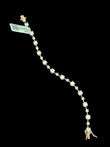 92.5 silver bracelet in rose gold polish