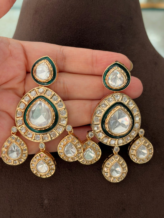 MS(2106)Rukmini open polki Necklace set