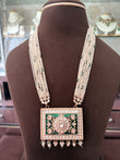 SL(1240)Gauri meenkari long necklace
