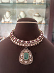 CH(1210)Masenate Polki necklace set