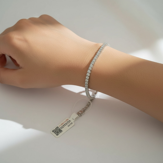 92.5 silver tennis bracelet