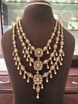 MS(3412)Laura moissanite layering necklace set