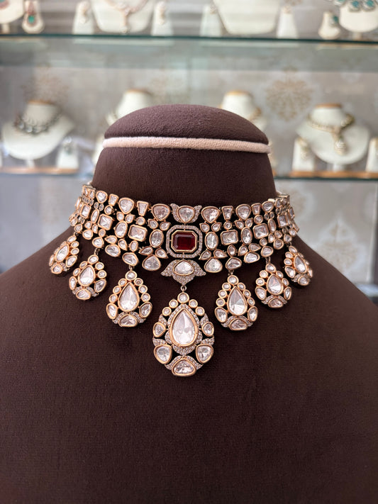 MS(1415)Ayana antique Polki necklace