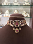 SL(1130)Yamini antique choker set