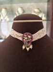 Ms(443)Tara antique Polki choker