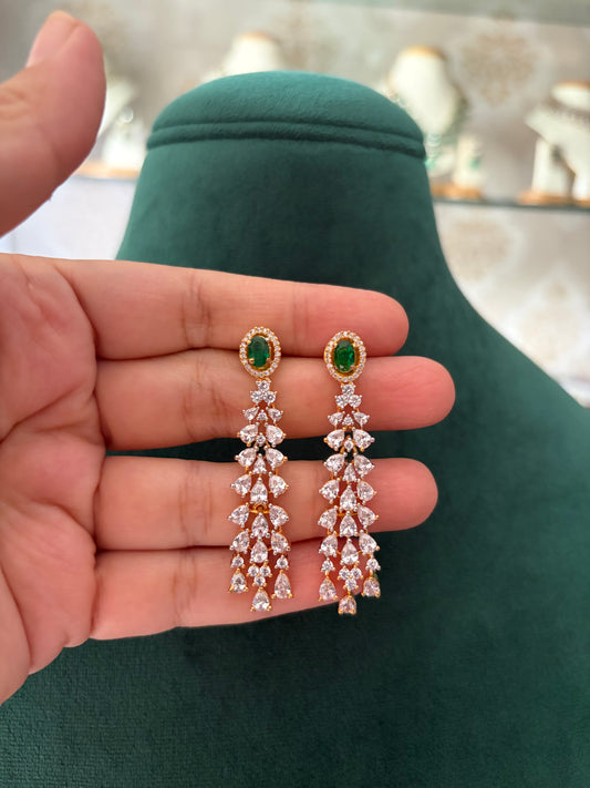 AR(450)Alina Cz stone necklace