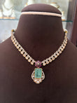 TS(450)Iravati antique necklace with doublet stone