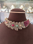Ch(1405)Mrinalini antique designer necklace set