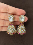 CH(514)Rebecca moissanite earrings