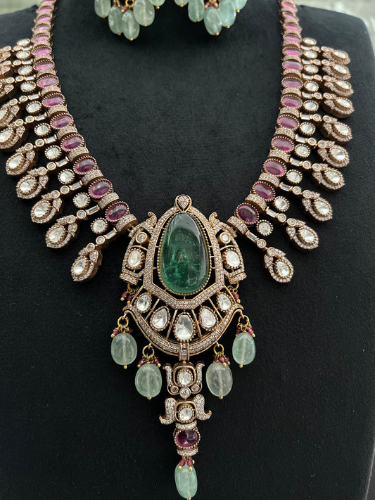 Moisonite Ruby necklace