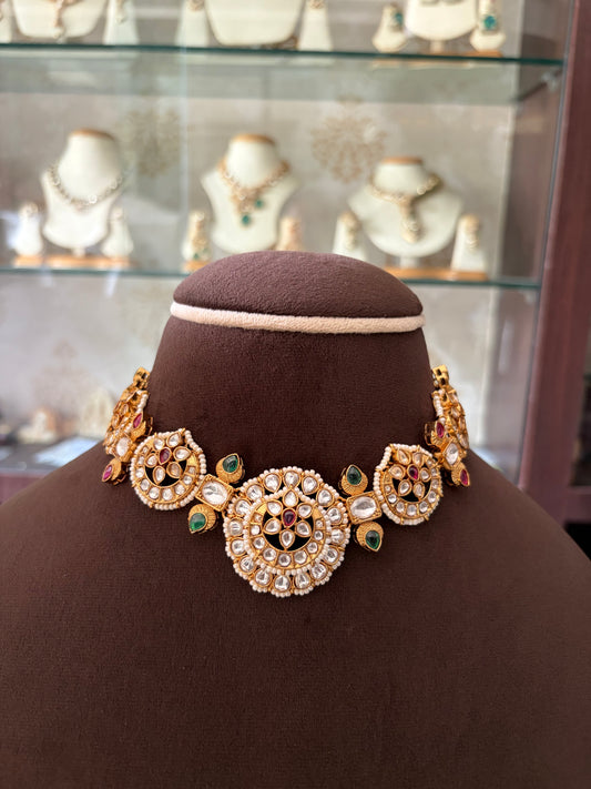 SJ(957)Jodha Jadau necklace