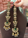 MS(858)Avika antique Polki Earrings