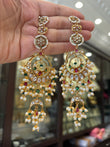 Long Jadau earring