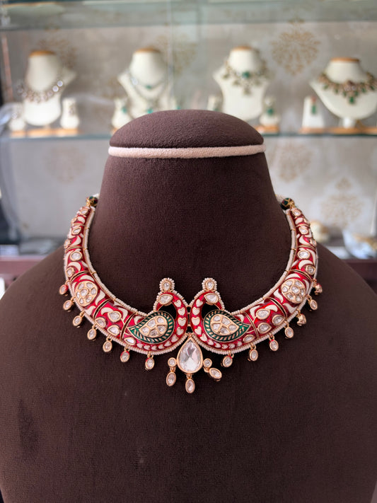 MS(975)Hasli peacock necklace