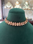 Antique finish Polki necklace
