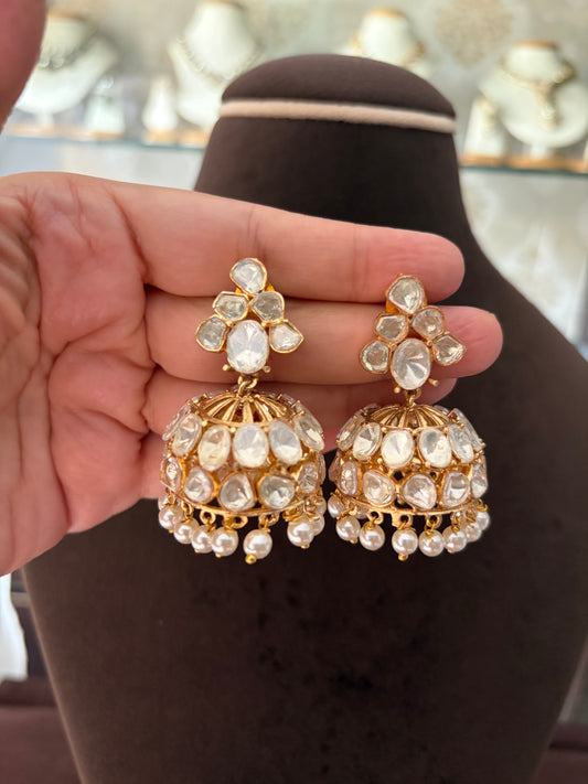 MF(2018)Siyara gold plated layering moissanite necklace set