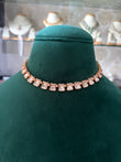 Single line Polki necklace