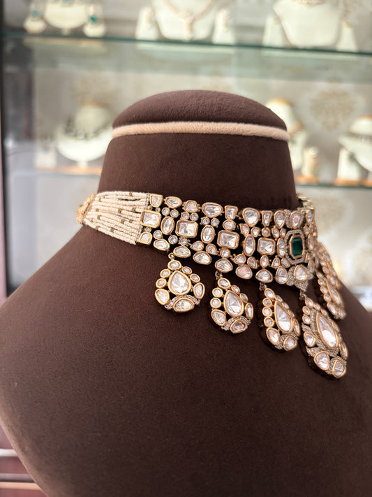 MS(1415)Ayana antique Polki necklace