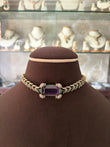 CH(741)Josephine antique doublet stone choker